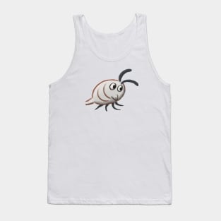 Cute Flea Drawing Tank Top